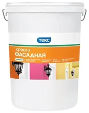 Краска акриловая ТЕКС фасадная Универсал матовая белый 40 кг