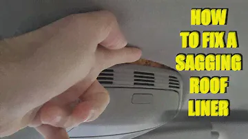 Demontare / Reconditionare plafon Passat B6 / How to fix a sagging roof liner on a Passat B6