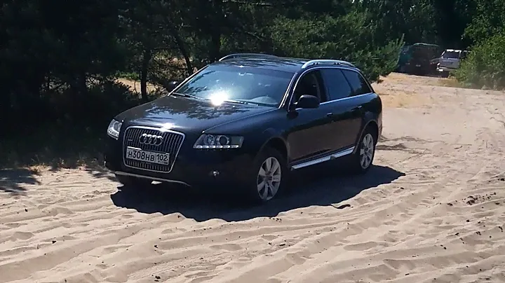 audi a6 c6 allroad tdi rides on the sand 2021
