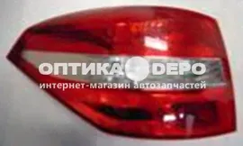 LAGUNA фонарь задний внешний левый (универсал) (DEPO) красный-белый для RENAULT LAGUNA