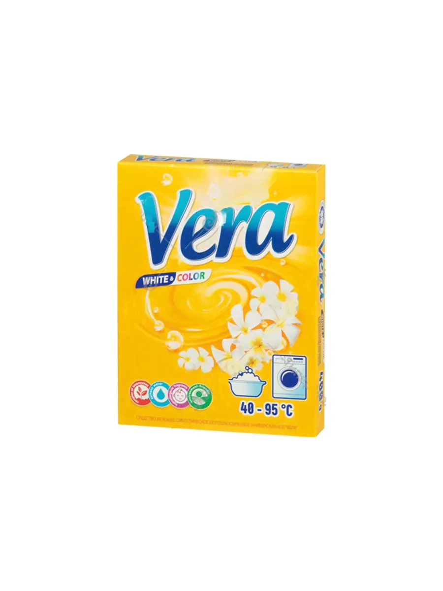Стиральный порошок Универсал автомат пачка 400г (желтый) Vera