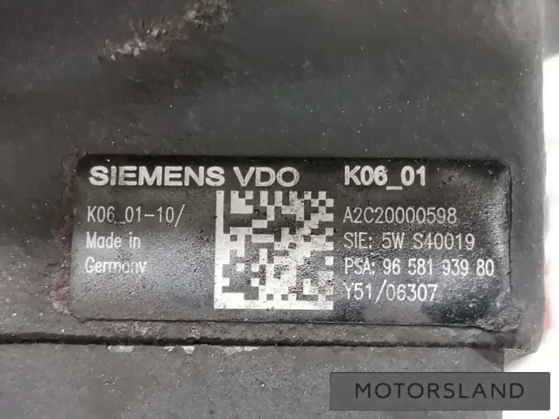 ТНВД дизель Peugeot 407 (2004-2010) Универсал 2006г. (артикул 002-1985520)-0