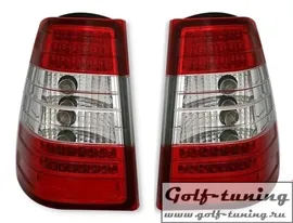 Mercedes W124 85-95 Универсал Фонари светодиодные, красно-белые