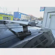 Багажник C-15 на штатные места Nissan Primera (W12) универсал (Аэродинамические дуги)